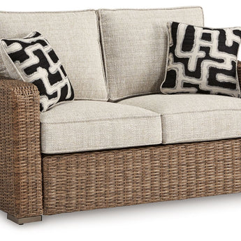 Beachcroft - Loveseat con cojín - Beige