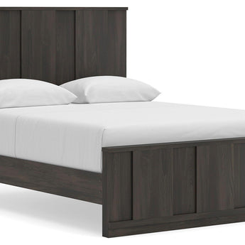 Shaehartin - Panel Platform Bed