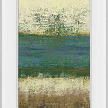 Sky By Allison Pearce - Mirror Framed Print Wall Art - Beige