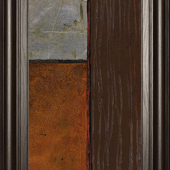 Industry Il By Holman Framed Print Wall Art - Dark Brown