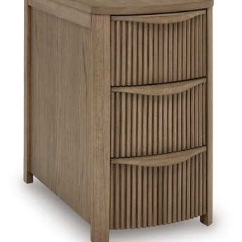 Camdill - Chair Side End Table - Light Brown