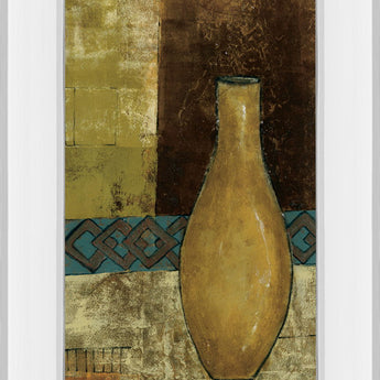 Autumn Solitude Il By John Kime - Mirror Framed Print Wall Art - Dark Brown