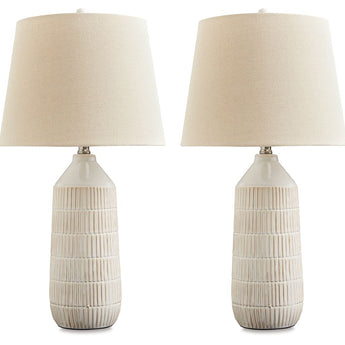 Willport - Ceramic Table Lamp (Set of 2) - Off White