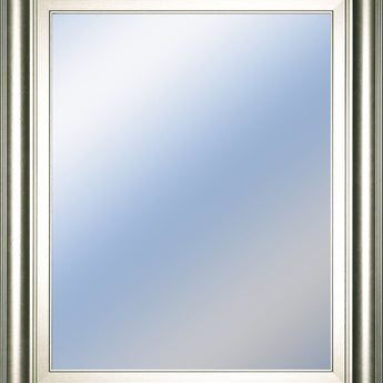 22x26 Decorative Framed Wall Mirror By Classy Art Promotional Mirror Frame #42 - Pearl Silver