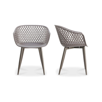 Piazza - Silla de exterior (juego de 2) - Gris