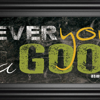 Good One By Maria Rae - Framed Print Wall Art - Black