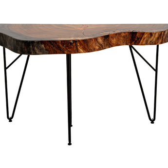 Parota - Mesa de sofá - Marrón oscuro