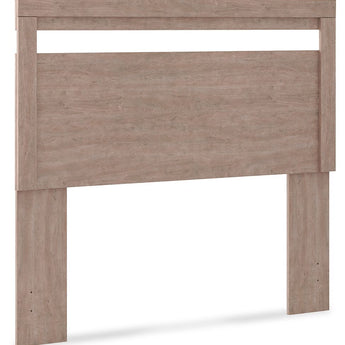 Flannia - Full Panel Headboard - Gray