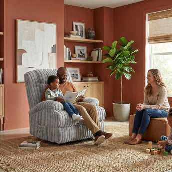 Elements International Artemis - Power Lift Chair styled in a designer-styled interior lifestyle setting at Quality Home Furniture