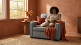 Elements International Homer - Klicklak Chair W/Pull Out Bed styled in a designer-styled interior lifestyle setting at Quality Home Furniture