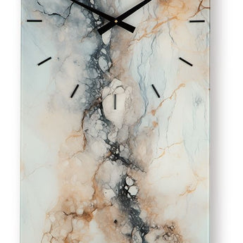 Teague - Wall Clock - Brown / Gray / Ivory