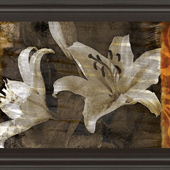 Evanescent Il By Keith Mallet - Framed Print Wall Art - Dark Brown