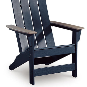East Beach - Adirondack Chair - Black / Beige