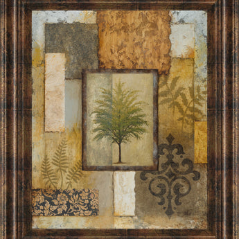 Tree Patch - Framed Print Wall Art - Light Brown