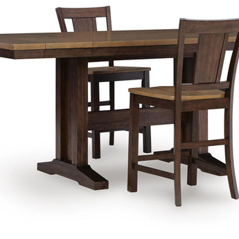 Rylandeen - Counter Height Extension Dining Table Set