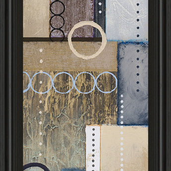 Color Of Rain I By Michael Marcon - Framed Print Wall Art - Beige