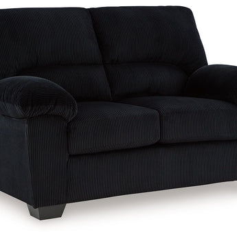 SimpleJoy - Loveseat - Onyx