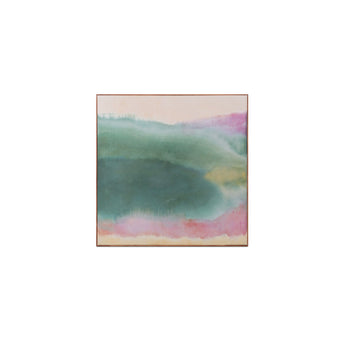 Lotus - Framed Painting - Multicolor