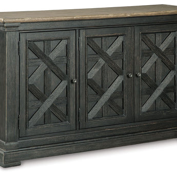 Tyler Creek - Servidor de comedor - Negro/Gris