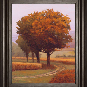 Charmony By Lovelace - Framed Print Wall Art - Orange