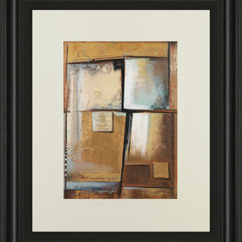 Abstract I By Patricia Pinto - Framed Print Wall Art - Beige
