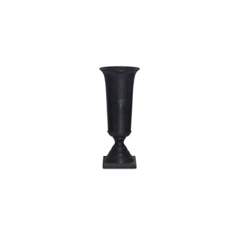 Cassia - Cast Aluminum Vase - Black