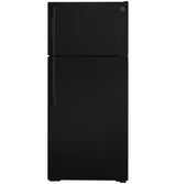 GE 16.6 Top Mount Refrigerator, Black - GTS17DTNRBB