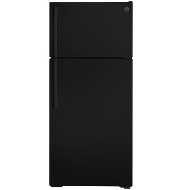 GE 16.6 Top Mount Refrigerator, Black - GTS17DTNRBB