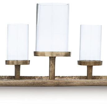Wallmond - Candle Holder - Antique Brass Finish