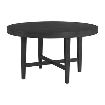 Versalles - Mesa de comedor redonda contemporánea - Negra