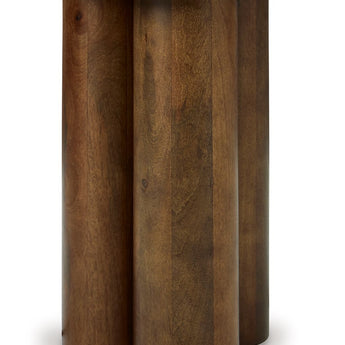 Henfield - Accent Table - Beige / Brown