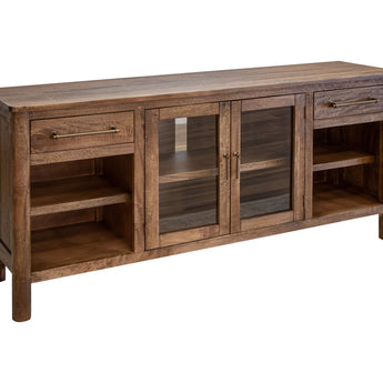 Olimpia - TV Stand With 2 Drawers & 2 Doors - Towny Brown