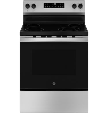 GE 30" Freestanding Electric Range, Stainless - GRF400SVSS