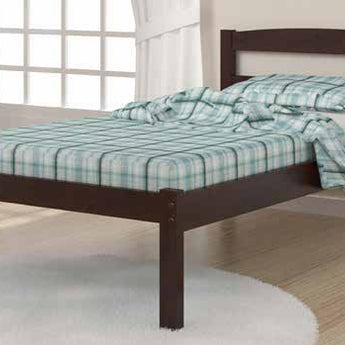 Donco Kids Economy Panel Bed Twin Bed in Dark Cappuccino