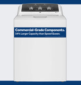 GE 4.3 Commerical Top Load Washer, White - GTW525ACWWB