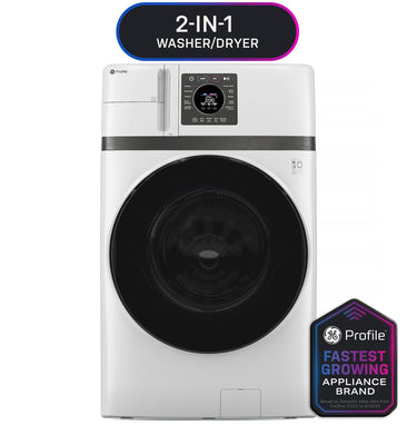 GE 4.6 Front Load Washer/Dryer Combo, White - PFQ83HSSWWW