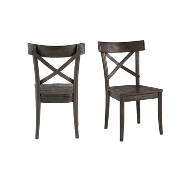 Coronado Wooden Side Chair (Set of 2) Dark Brown - Chair Sets at Quality Home Furniture Mesquite
