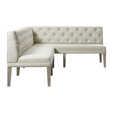 Peyton Sectional Sofa Dining Set Gray - detail