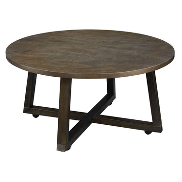 Industrial 3 Piece Occasional Table Set Brown - alternate view