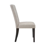 Lexi Tufted Upholstered Chair (Set of 2) Espresso - alternate view