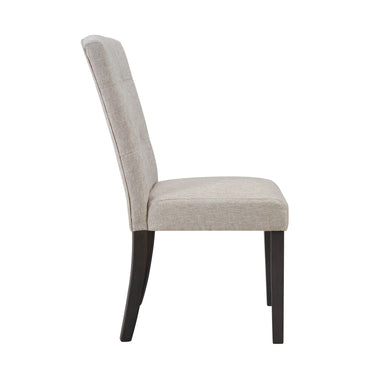 Lexi Tufted Upholstered Chair (Set of 2) Espresso - alternate view