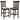 Gabriel - Upholstered Counter Height Stools (Set of 2) - Cappuccino And Beige - Wood