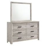 Ellen Dresser & Mirror Set White - Dresser & Mirror at Quality Home Furniture Mesquite