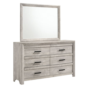 Ellen Dresser & Mirror Set White - Dresser & Mirror at Quality Home Furniture Mesquite