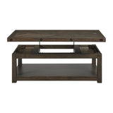 Colorado Occasional Coffee Table With Lift Top Charcoal - detail