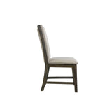 Grady Upholstered Side Chair (Set of 2) Walnut - detail