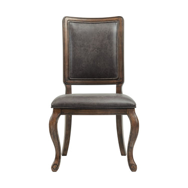 Gramercy Side Chair (Set of 2) Dark Brown - detail