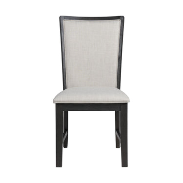 Grady Dining Slat Back Side Chair (Set of 2) Black - detail
