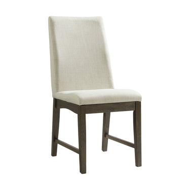 Dapper 5 Piece Rectangular Standard Height Dining Set Table & Four Chairs Walnut - detail