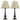 Ochanko - Cone Shade Table Lamps (Set of 2) - Bronze And Beige
